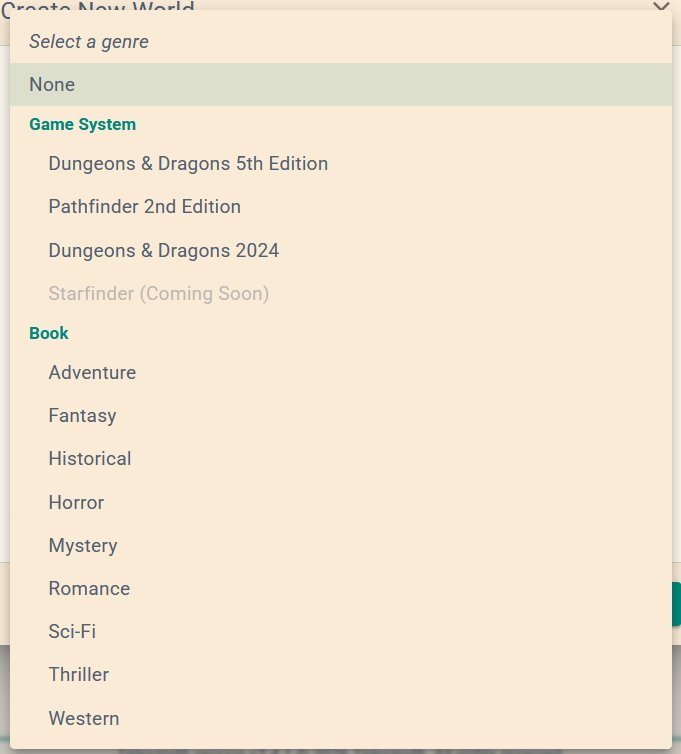 Genres & Game Systems screenshot 1